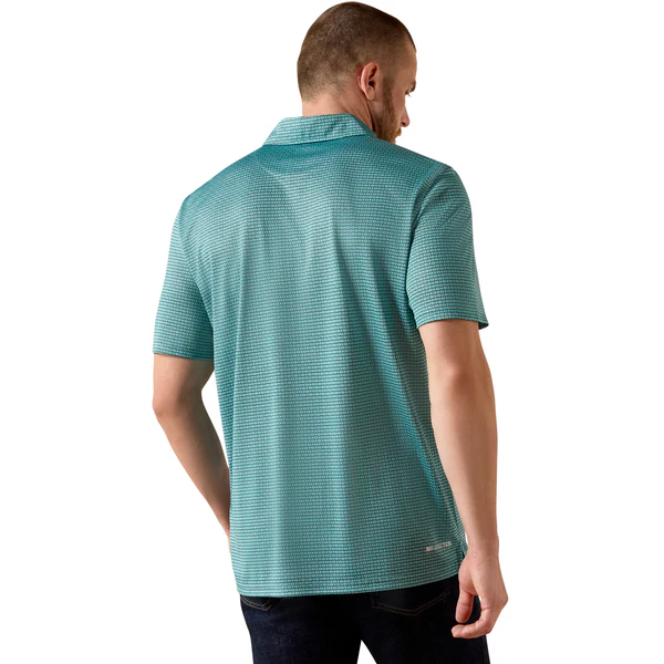 Ariat Men's All Over Print Short-Sleeve Polo - Image 2