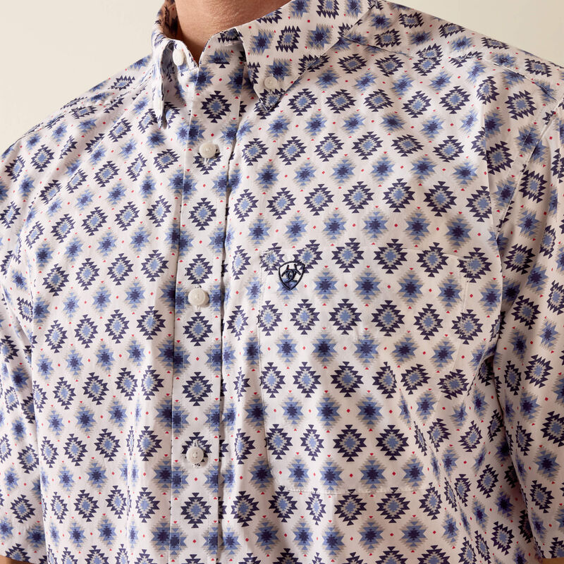 Ariat Men's Baxter Short-Sleeve Classic Fit Shirt - Image 3