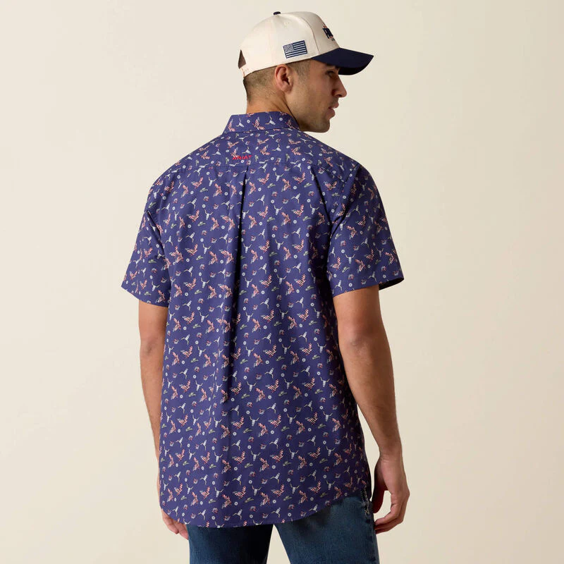 Ariat Men's Berne Short-Sleeve Fitted Shirt - Image 2