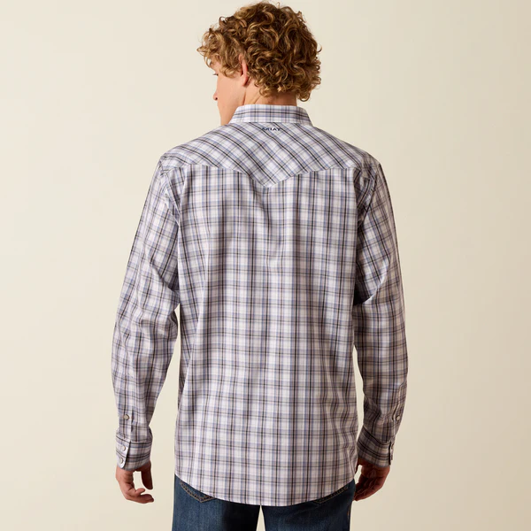 Ariat Men's Dash Wrinkle Free Fitted Snap Shirt - Image 2