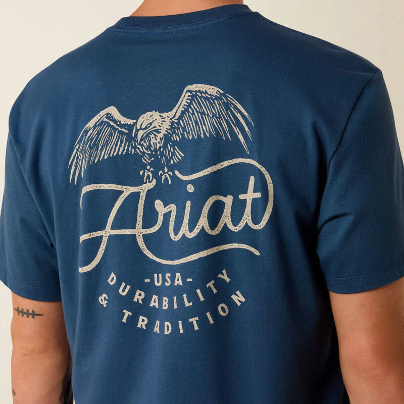 Ariat Men's Drop Down Eagle Short-Sleeve Classic Fit T-Shirt