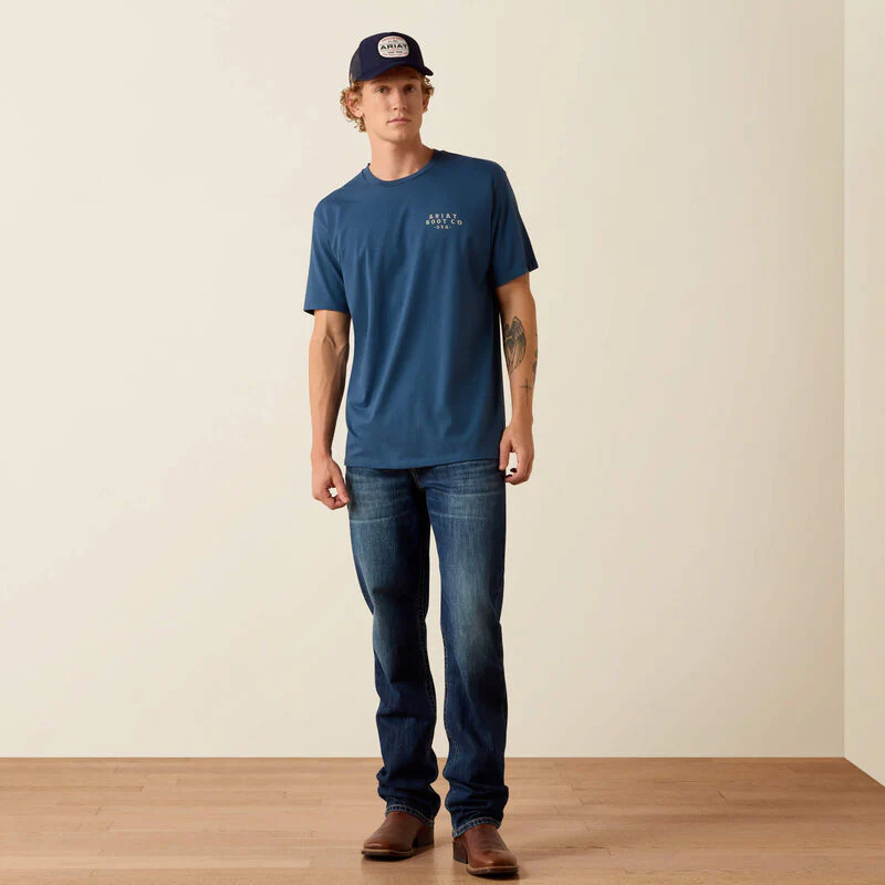 Ariat Men's Drop Down Eagle Short-Sleeve Classic Fit T-Shirt - Image 2