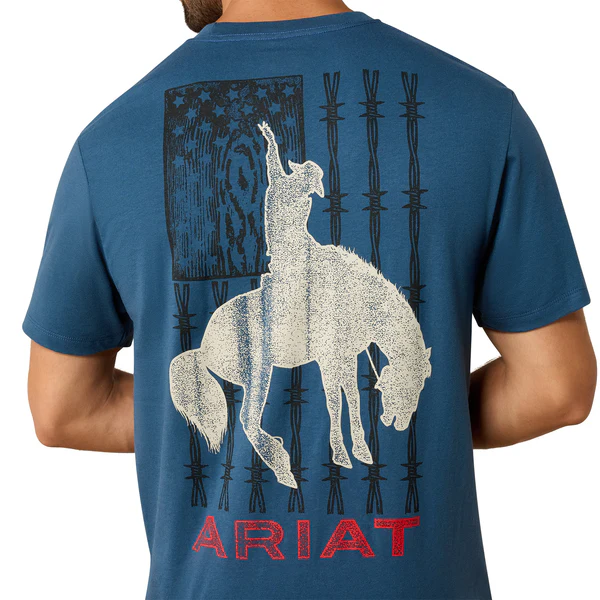 Ariat Men's Flag Bronco Classic Fit Short-Sleeve T-Shirt