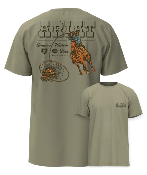 Ariat Men's Porcupine Posse Classic Fit Short-Sleeve T-Shirt - Image 3