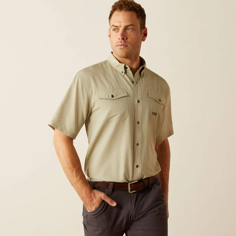 Ariat Men's Rebar Made Tough VentTEK DuraStretch Work Shirt - Image 4