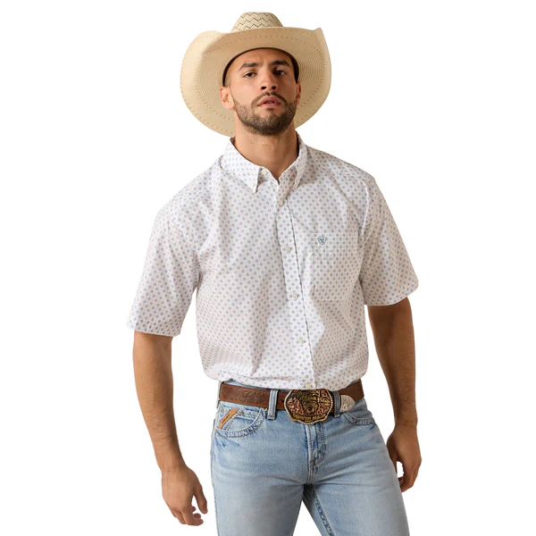 Ariat Men's Tenzin Classic Fit Short-Sleeve Shirt