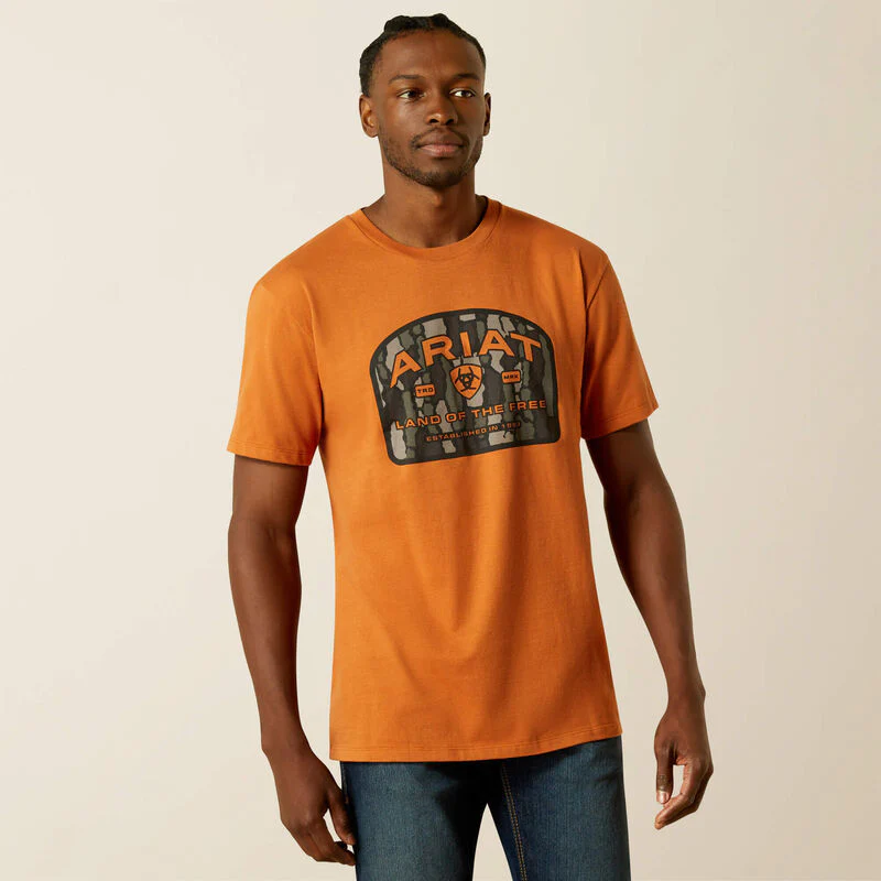 Ariat Men's Underlands Camo Badge T-Shirt