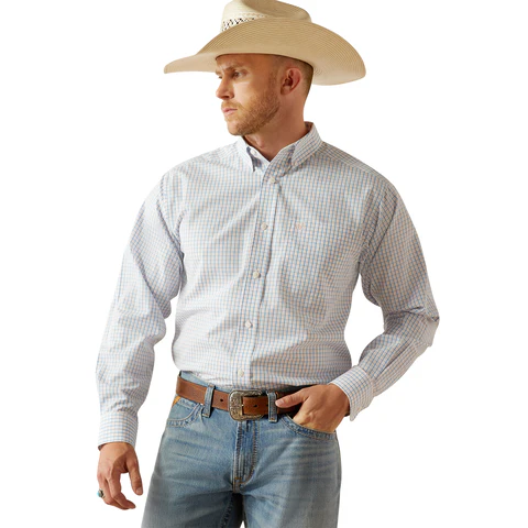 Ariat Men's Wrinkle Free Alan Long Sleeve Classic Fit Shirt - Image 3
