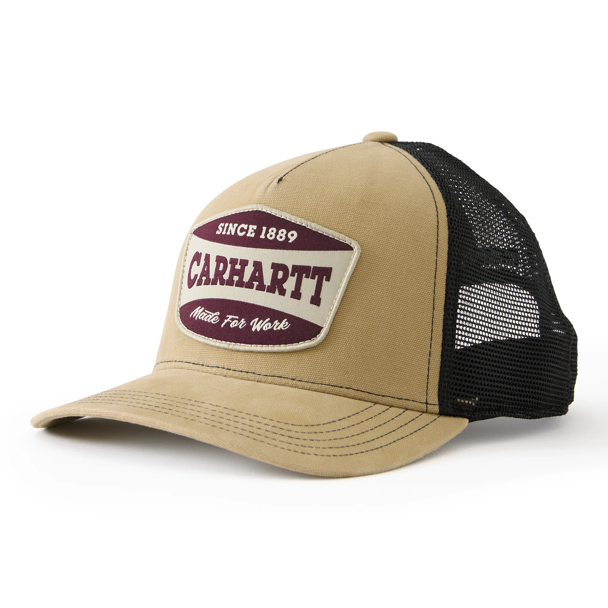 Carhartt Men's Canvas Mesh-Back Patch Trucker Hat