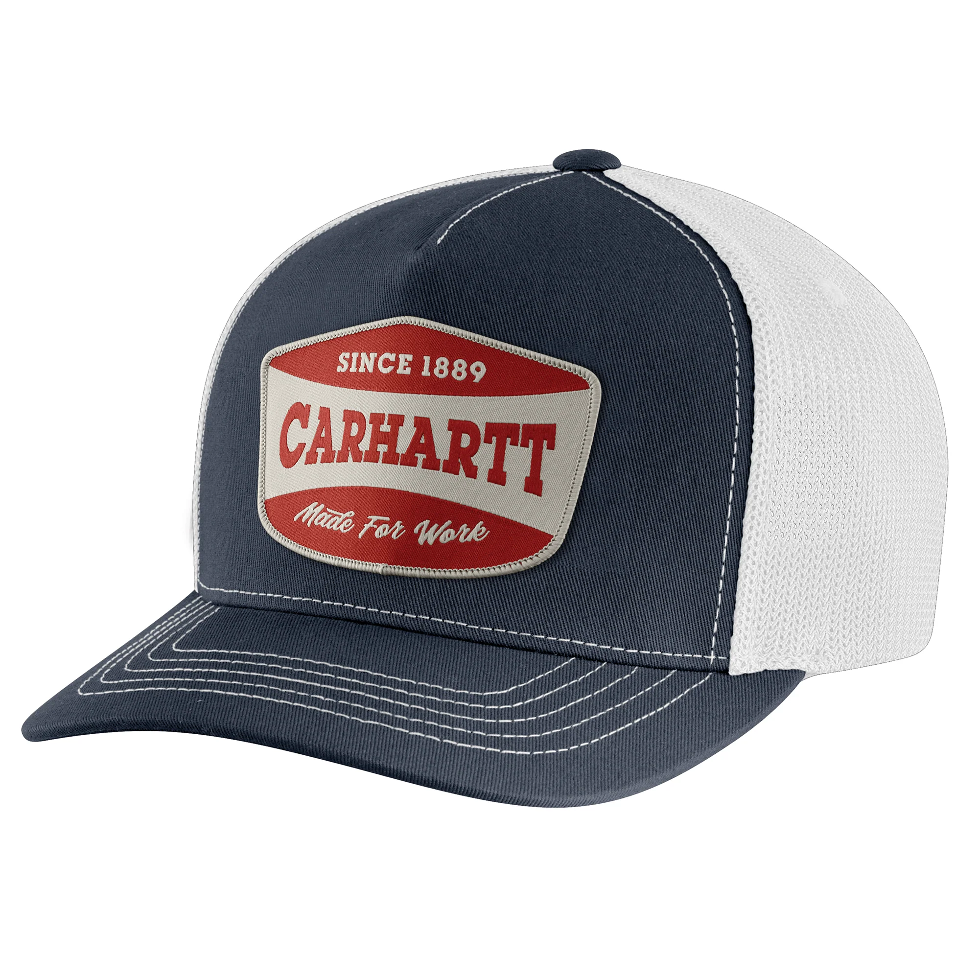 Carhartt Men's Canvas Mesh-Back Patch Trucker Hat - Image 2
