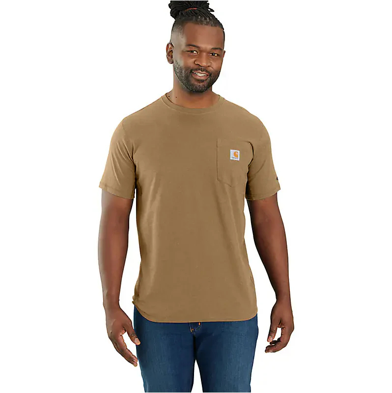 Carhartt Men's Force Relaxed Fit Midweight Short-Sleeve Pocket T-Shirt - Image 6