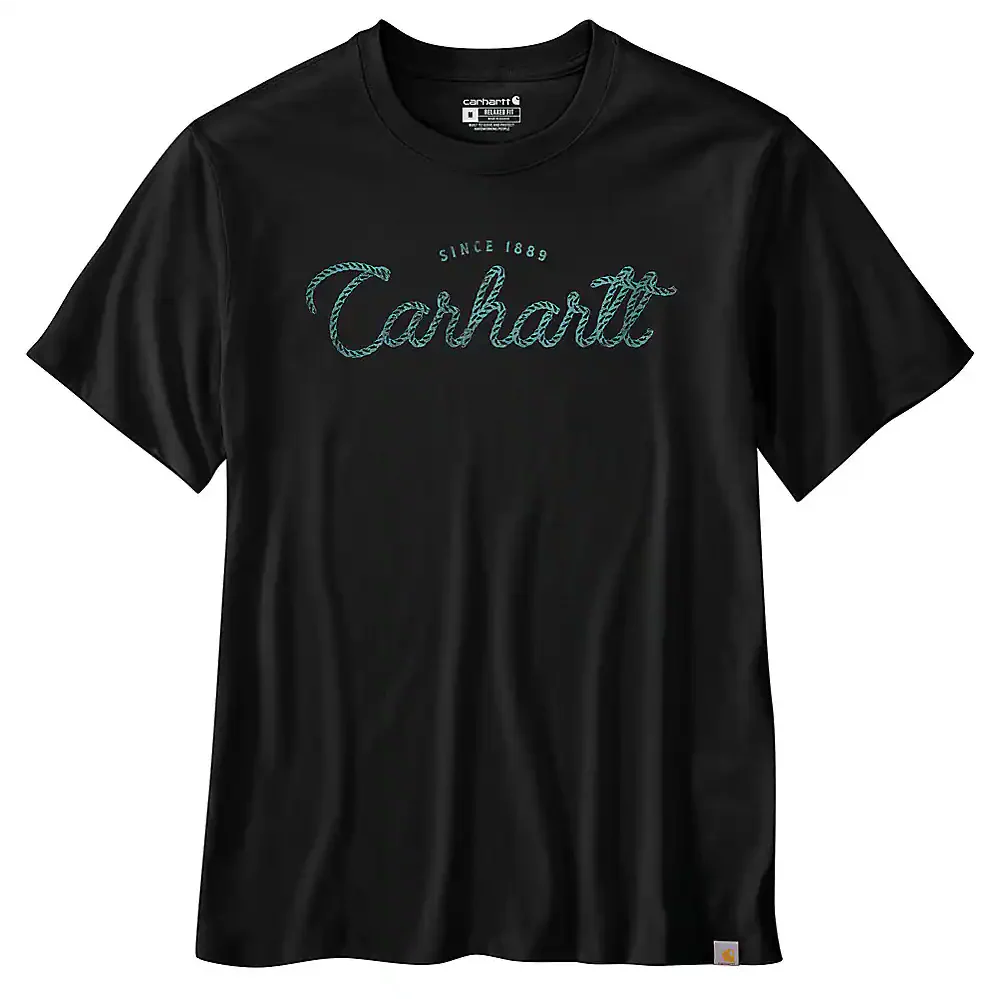 Carhartt Men's Relaxed Fit Lightweight Script Graphic T-Shirt - Image 3