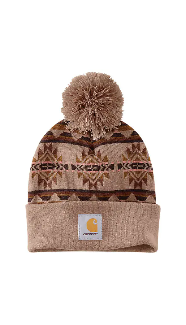 Carhartt Women's Bethany Yellowtail Pom Cuffed Beanie - Image 2