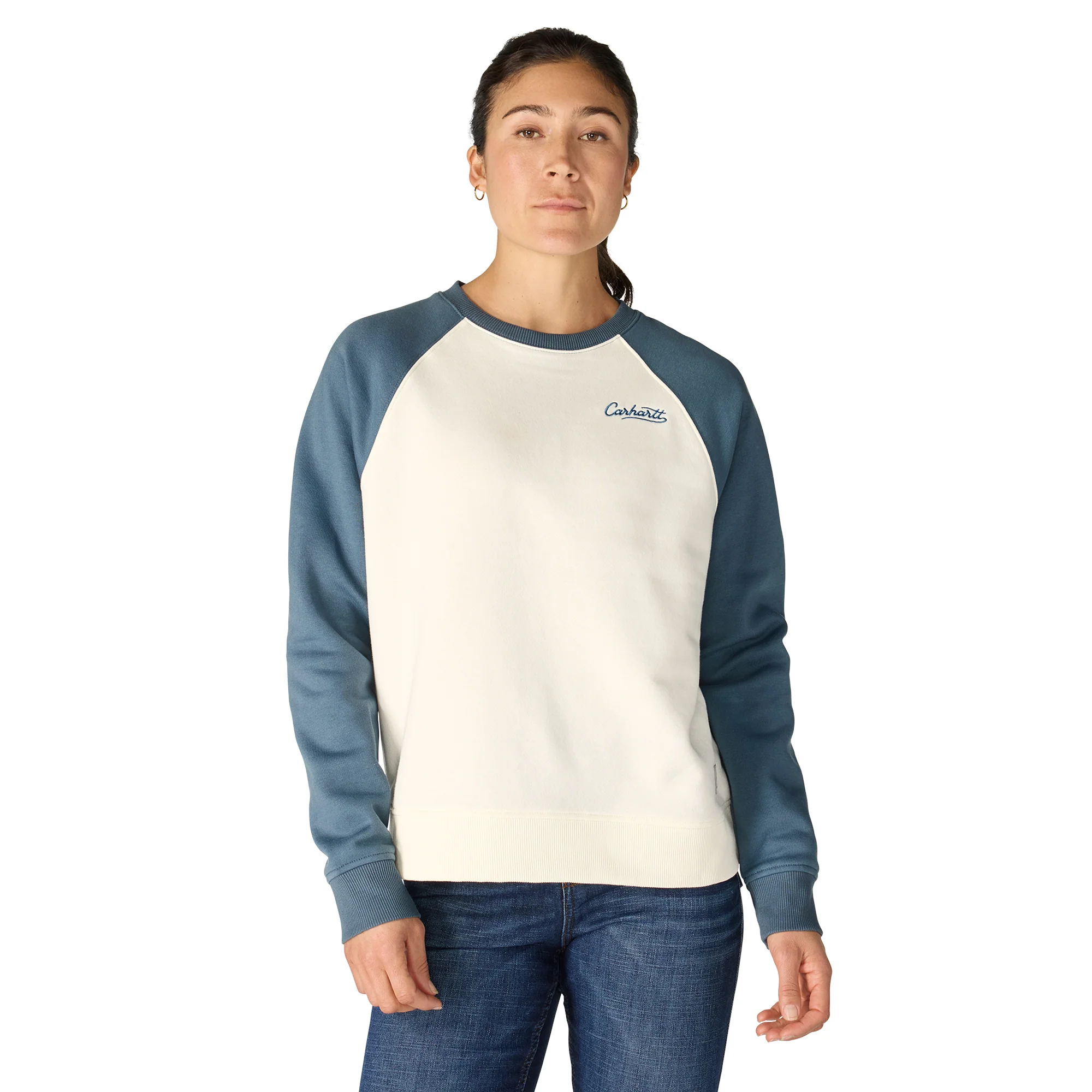 Carhartt Women's Sawyer Crewneck Sweatshirt - Image 4