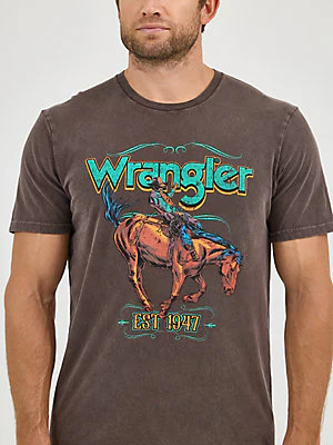 Wrangler Men's Bucking Horse Graphic T-Shirt - Image 2