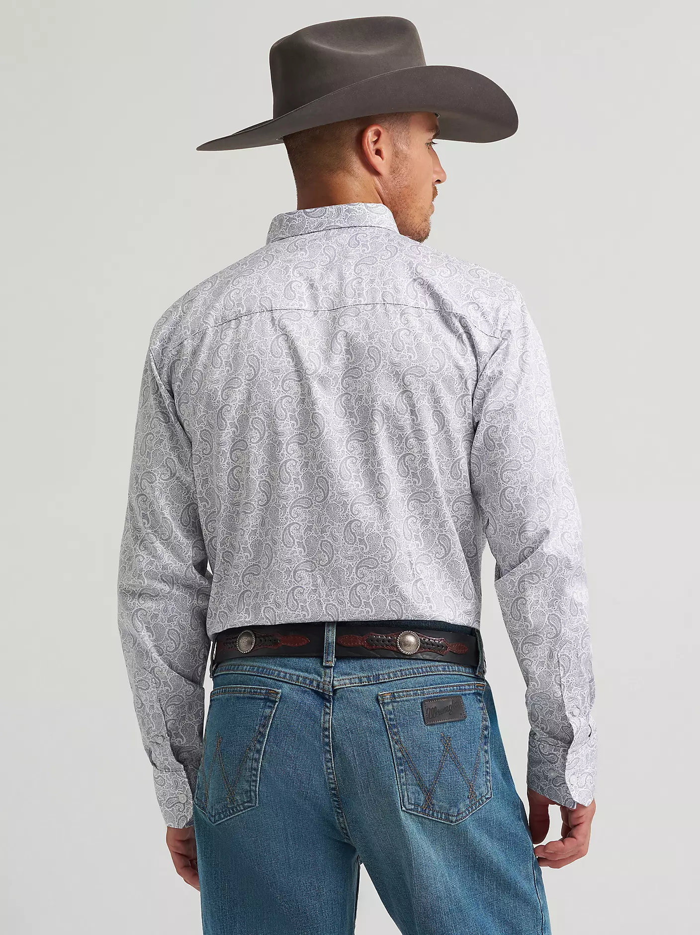 Wrangler Men's Cody Johnson One Pocket Button Down Shirt - Image 2