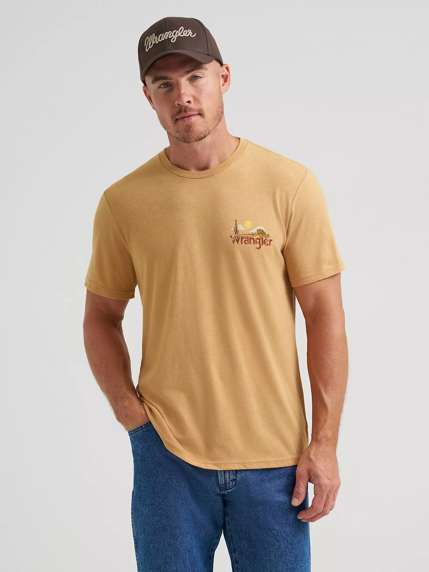 Wrangler Men's The Desert Inn Back Graphic T-Shirt - Image 2